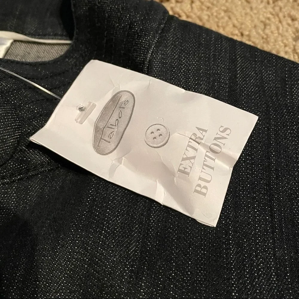 🆕 Talbots Stretch “Jean” Jacket - Picture 6 of 10